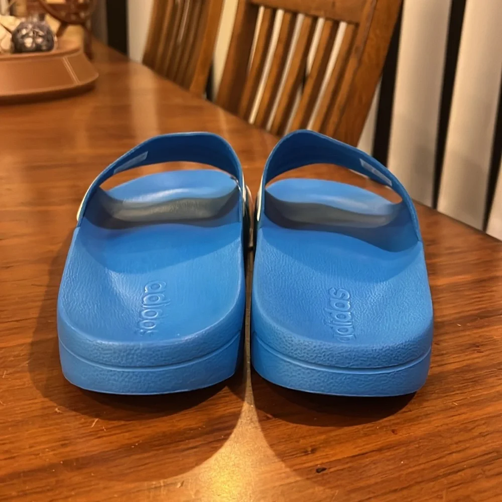 Adidas Adilette Shower Pool Slides Sandals Shoes new blue B42211 Men’s Size 12